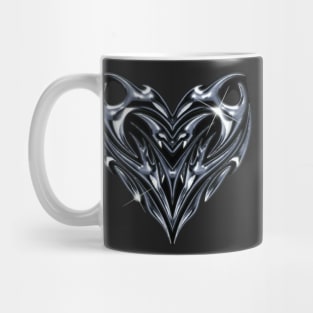 Flame Heart Love Tribal Love Graphic Mug